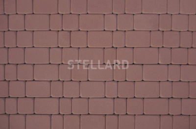Тротуарная плитка Stellard Старый город Коричневая 40