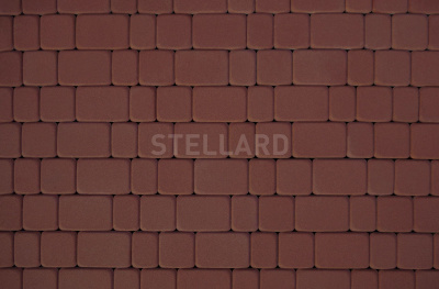 Тротуарная плитка Stellard Старый город Бордовая 40