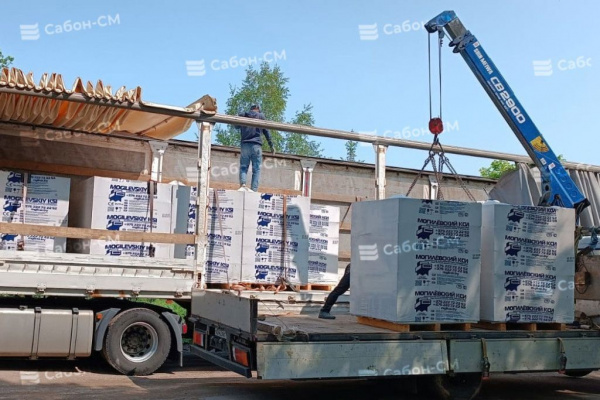 Газосиликатные блоки Могилевский КСИ D600 625х400х200 стеновые